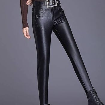 【diante】SYNTHETIC LEATHER SKINNY PANTS vixen-leather-pantswomens-